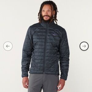 Patagonia Nano Puff Insulated Jacket Men's size small puffer winter jacket navy